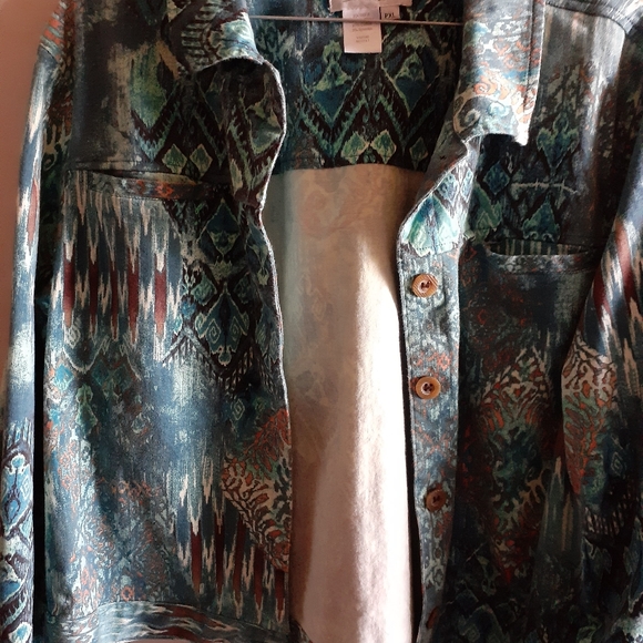 Coldwater Creek Multicolored Jacket - Picture 2 of 4